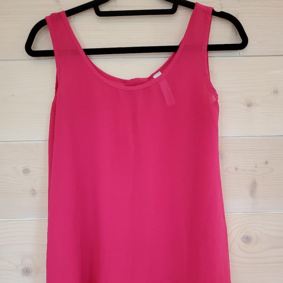 💥2/$30💥 Flowey loose sheer pink top - like new! - Picture 1 of 4